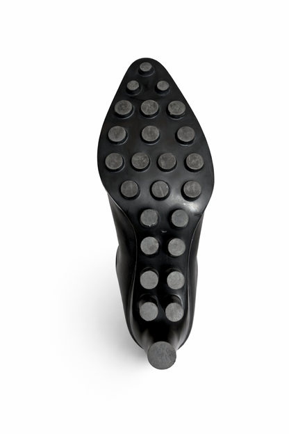 EMAGINE LOW HEELS SPIKE BOOTS