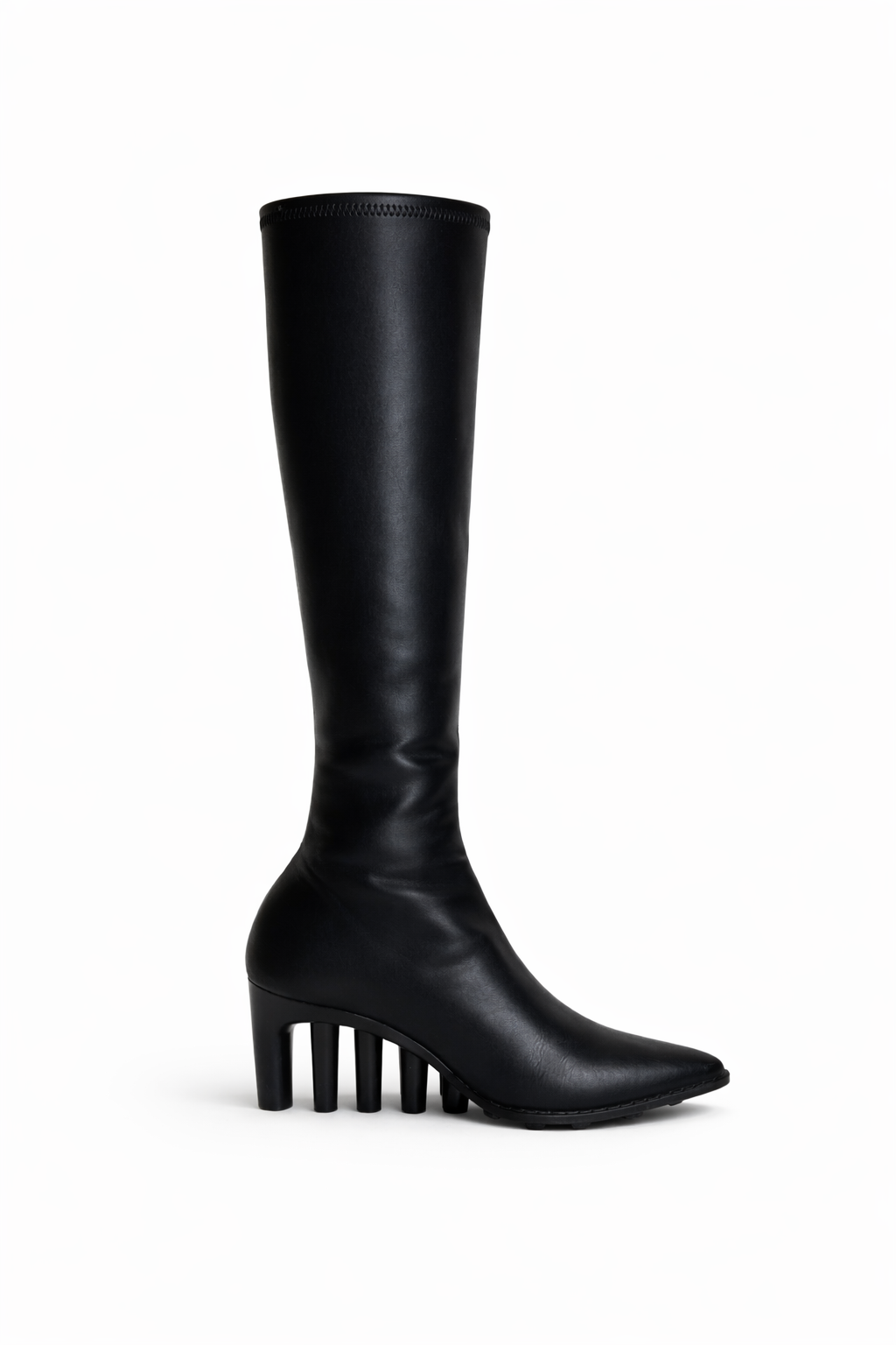 EMAGINE LOW HEELS SPIKE BOOTS