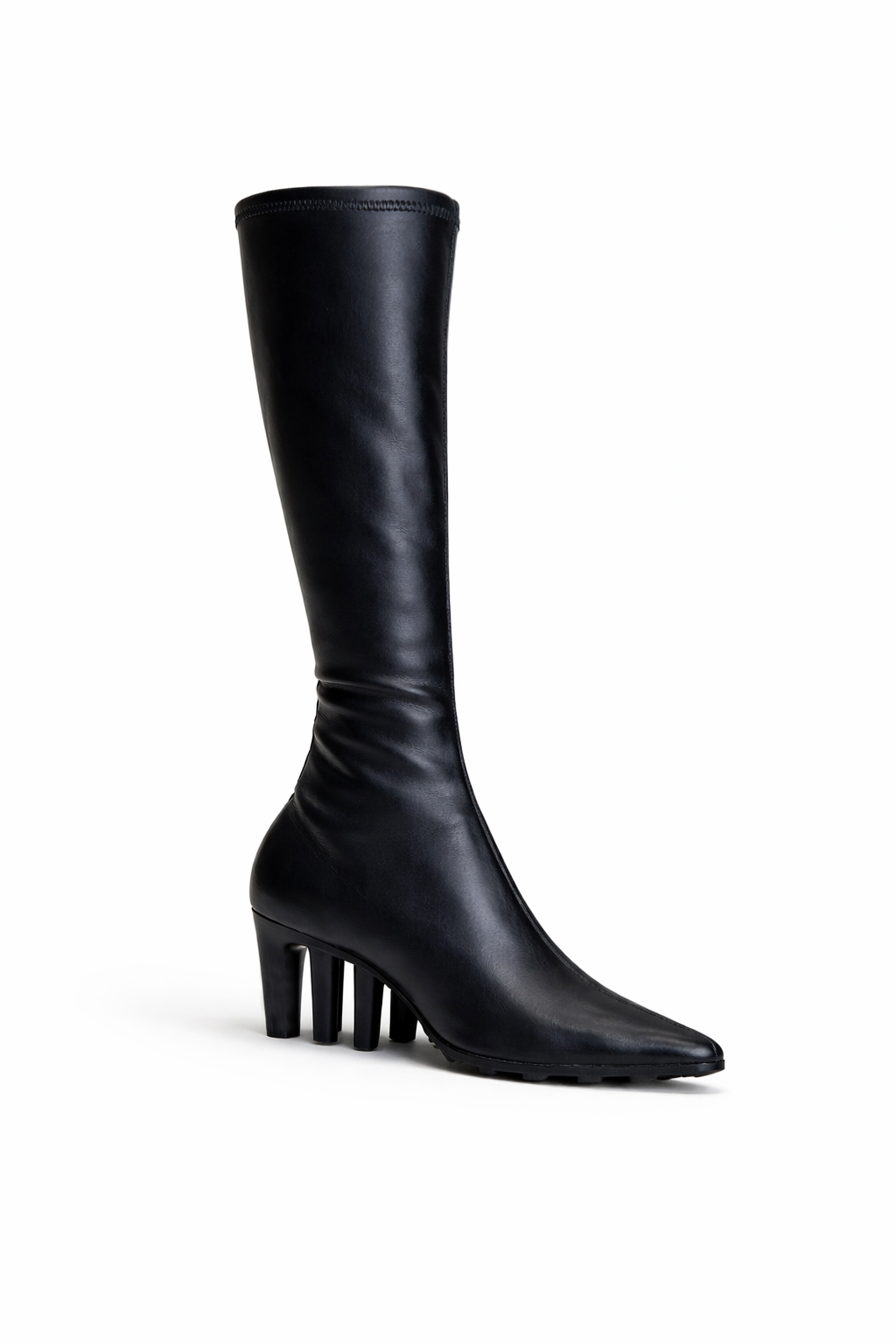 EMAGINE LOW HEELS SPIKE BOOTS